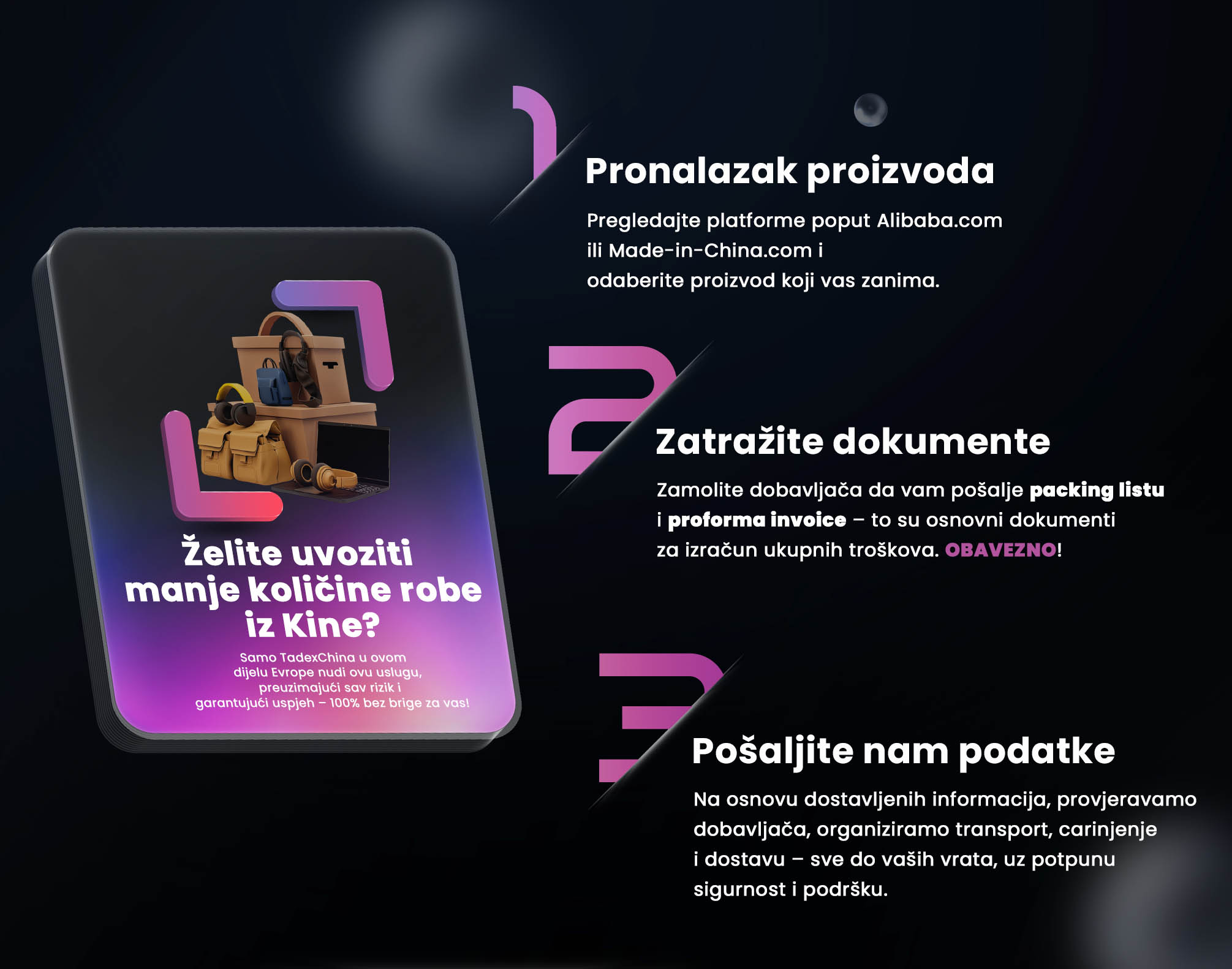 Uvoz za male biznise 2 tadex za web banner uvoz iz kine 11